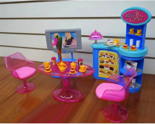 Меблі для ляльок Барбі Gloria Кафе (2918)