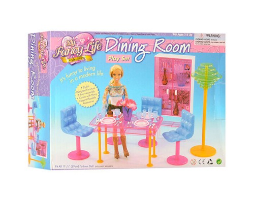Меблі для ляльок Барбі Gloria Їдальня (2912)