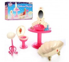 Меблі для ляльок Барбі Gloria Ванна кімната, унітаз (1213)