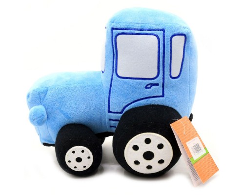 Мягкая игрушка Синий трактор 25 см