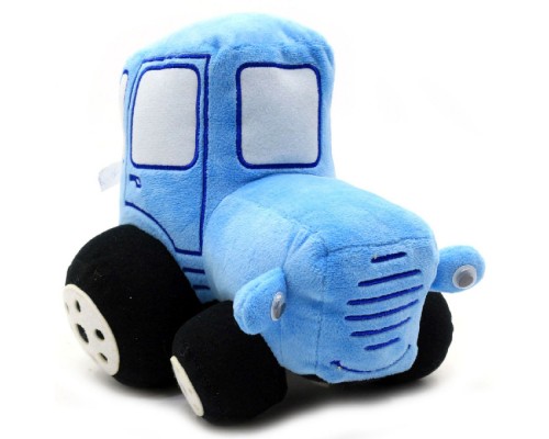 Мягкая игрушка Синий трактор 25 см