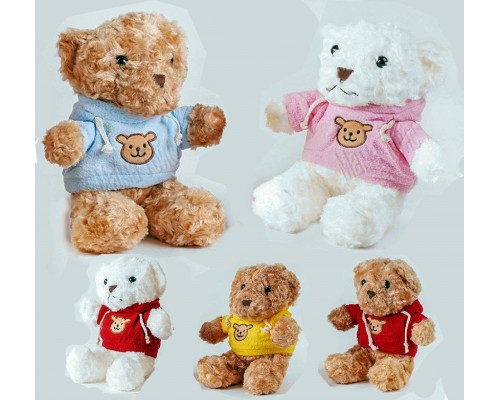 Мягкая игрушка Плюшевый мишка в кофте худи 32 см (14087)