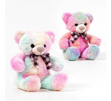 М'яка іграшка ведмедик Райдужний 27 см