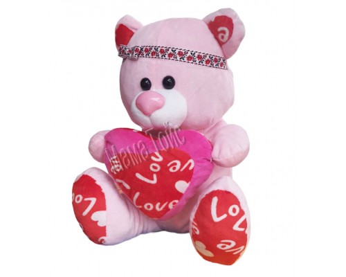 М'яка іграшка ведмедик із Серцем 35 см