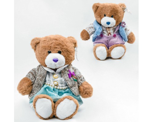 Мягкая игрушка Плюшевый мишка в одежде 29 см (48058)