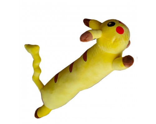 Мягкая игрушка подушка Батон Покемон Пикачу 60 см