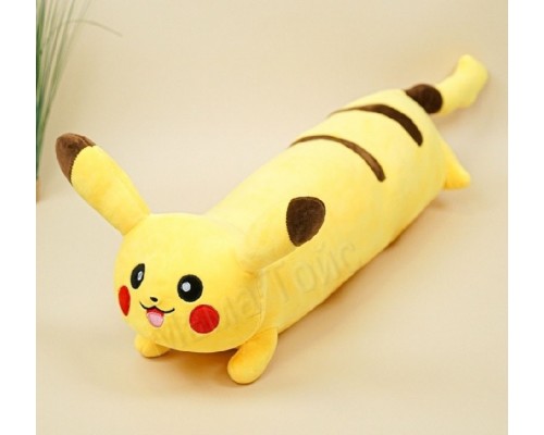 Мягкая игрушка подушка Батон Покемон Пикачу 60 см