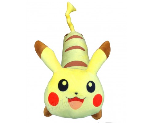Мягкая игрушка подушка Батон Покемон Пикачу 60 см