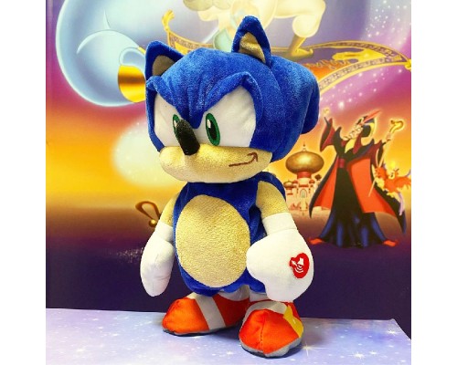 М'яка іграшка їжачок Супер Сонік на батарейках Sonic Ходить, музика 37 см