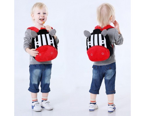 Детский дошкольный плюшевый рюкзак Животные Зверята 6 видов 26 см