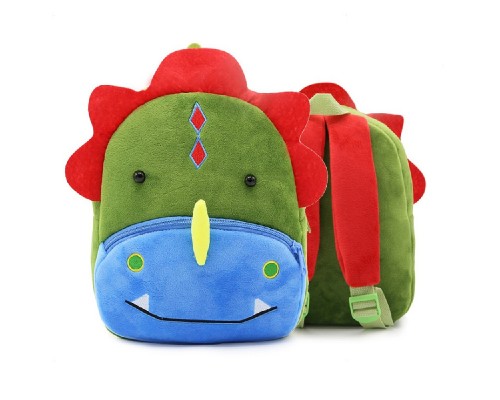 Детский дошкольный плюшевый рюкзак Животные Зверята 6 видов 26 см