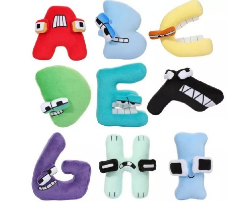 М'яка іграшка Літери Алфавіт Лора 20 см