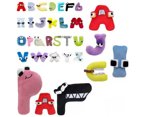 М'яка іграшка Літери Алфавіт Лора 20 см