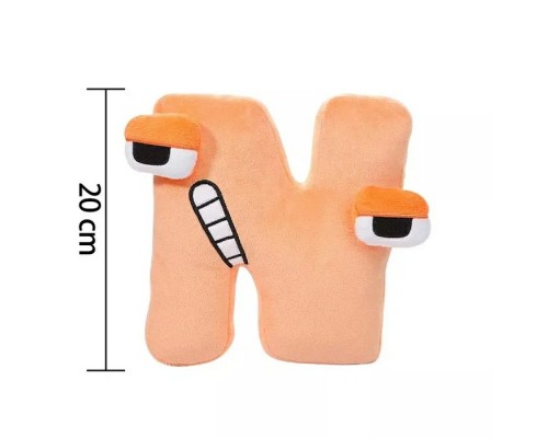 М'яка іграшка Літери Алфавіт Лора 20 см