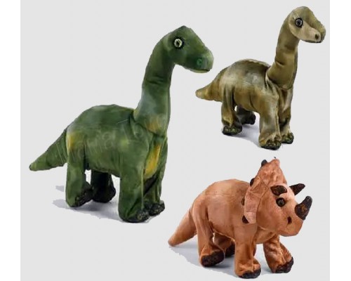 М'яка іграшка Динозавр на батарейках, ходить, гарчить, 30 см (44845)