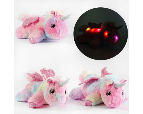 М'яка іграшка Плюшева Поні Єдиноріг Світиться 35 см