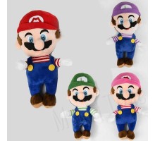 М'яка іграшка Супер Маріо та Луїджі 4 види 25 см (12090)