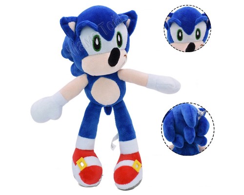 Мягкая игрушка Ёжик Супер Соник Sonic 30 см