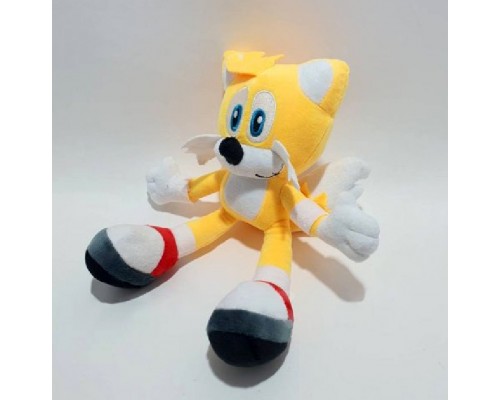 М'яка іграшка Сонік лис Тейлз Жовтий Sonic 45 см