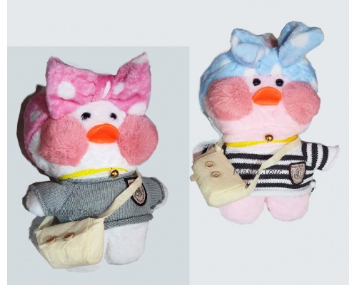 М'яка іграшка Качка Лалафанфан з окулярами LaLaFanFan Duc 30 см