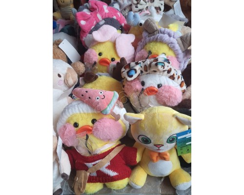 М'яка іграшка Качка Лалафанфан з окулярами LaLaFanFan Duc 30 см