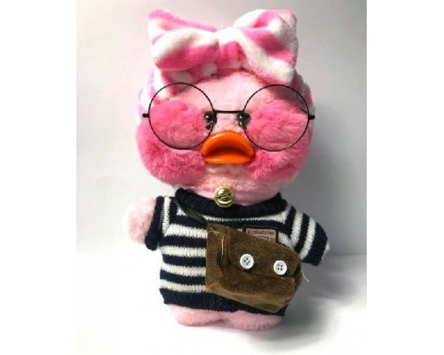 М'яка іграшка Качка Лалафанфан з окулярами LaLaFanFan Duc 30 см