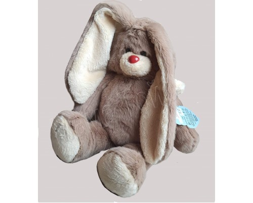 М'яка іграшка Заєць з довгими вухами 40 см