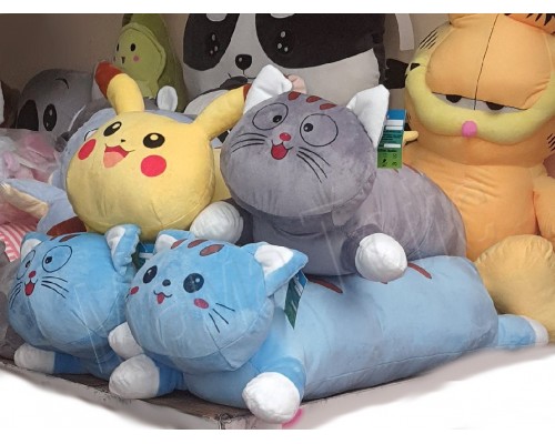 Мягкая игрушка подушка Батон Покемон Пикачу 130 см