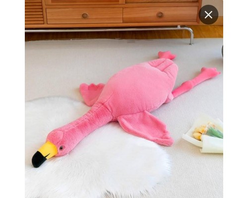 М'яка іграшка подушка Фламінго Обнімусь (115 см)