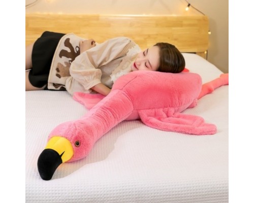 М'яка іграшка подушка Фламінго Обнімусь (115 см)