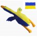 М'яка іграшка подушка Гусь Обнімусь Прапор Україна Жовто синій 80 см