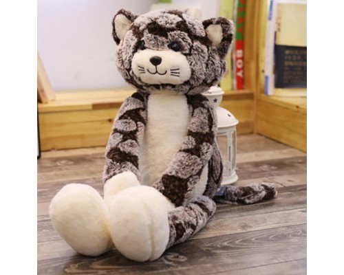 М'яка іграшка подушка Кіт довгі лапи 70 см