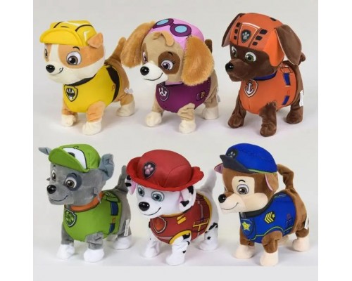 М'яка іграшка собака Щенячий патруль. Ходить, гавкає, співає 24 см (37776)