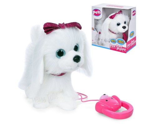 М'яка іграшка собака з пультом повідцем. Ходить, Звук (5691)