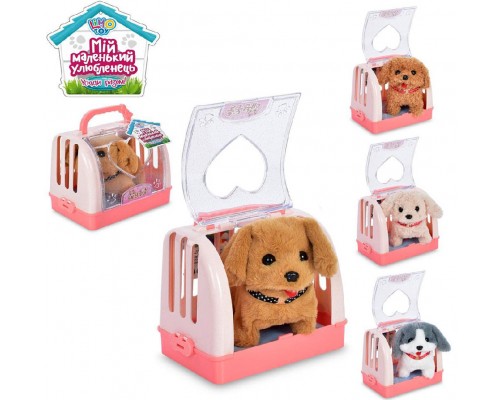 М'яка іграшка собака з пультом повідцем, Ходить, у перенесенні (688-234)