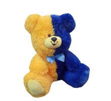 Плюшевий Ведмедик прапор Україна (жовто-синій) сидячий 50 см
