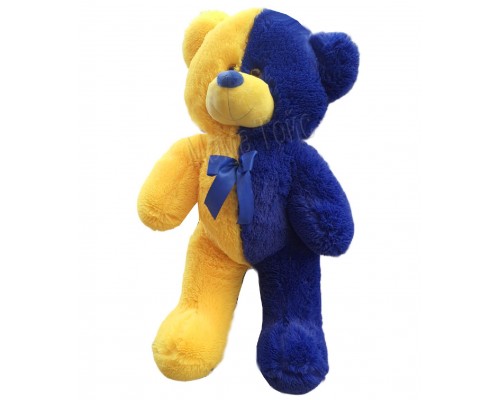 Плюшевий Ведмедик прапор Україна (жовто-синій) 85 см