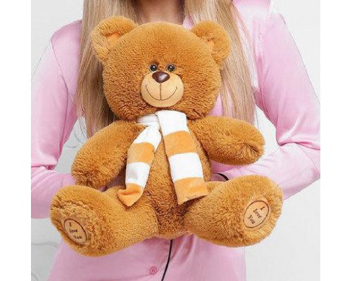 Плюшевий Ведмедик з шарфом Тоша 60 см