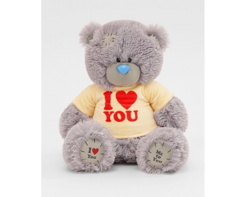 Плюшевий ведмедик Тедді у кофті Серце 55 см