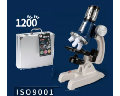 Игрушечный Микроскоп х 1200 в чемодане, набор для опытов (41430)