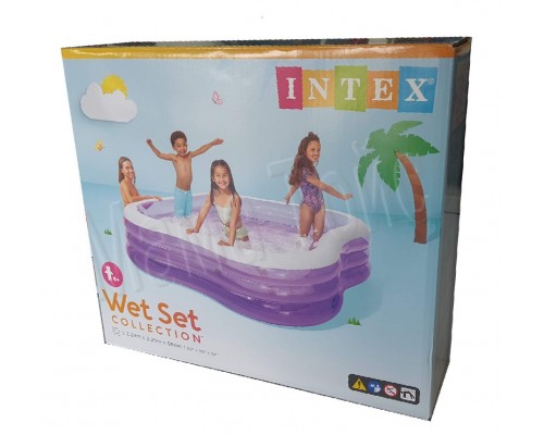 Надувний басейн 57495 INTEX 229-229-56 см Акварена Інтекс