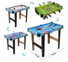 Настільний більярд-хокей-теніс на ніжках 3в1 Гра 2036+p2
