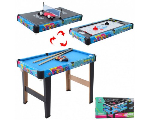Настольный Бильярд-хоккей-теннис на ножках 3в1 Игра 2036+p2