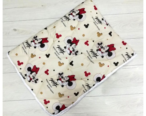 Зимнее детское одеяло овечья шерсть - бязь