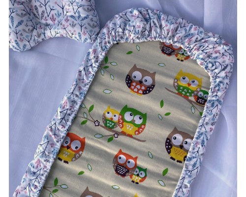 Постельное в детскую коляску 2 в 1 непромокаемая простынь, ортопедическая подушка