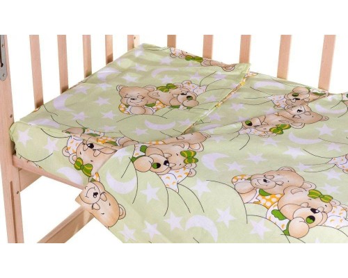 Простынь в детскую кроватку на резинке. Хлопок 100 %