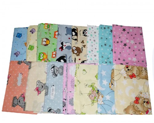 Простынь в детскую кроватку на резинке. Хлопок 100 %