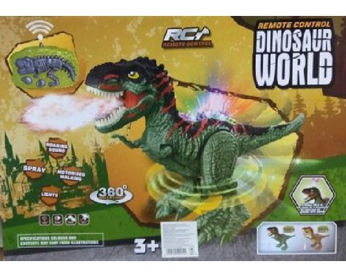 Динозавр Дракон на радіокеруванні з сенсорним браслетом, Ходить, Пускає дим (005-3)