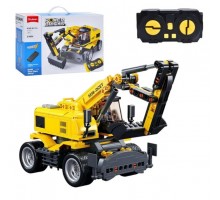 Конструктор Экскаватор на радиоуправлении 353 детали, аккумулятор (1155)