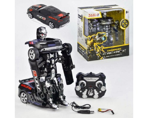 Робот-Трансформер на Радіоуправлінні 2 в 1 - Машина-Робот зі Світлом та Звуком (661)